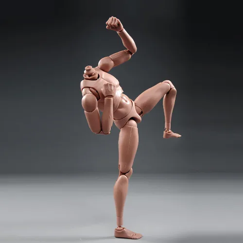 Miniatura 4 de 1:6 escala cuerpo masculino desnudo, modelo muscular de cuerpo europeo/asiático, figura de acción de hombre para muñeca de 12 pulgadas sin escultura