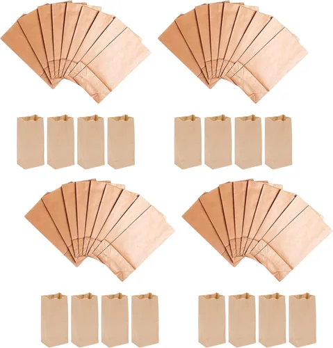 Miniatura 10 de Perfect Stix - Bolsa marrón 2-100 unidades, bolsas de papel marrón de 2 libras - Bolsas marrones - 100 unidades (Paquete de 1)