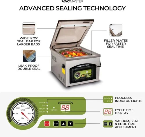 Miniatura 6 de Sellador al vacío con cámara VacMaster VP230
