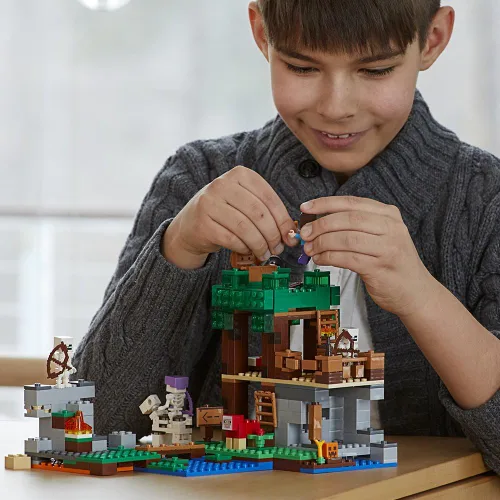 Miniatura 3 de LEGO 21146 Minecraft El ataque de esqueleto - Kit de construcción (457 piezas)