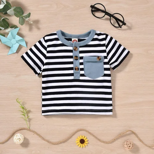 Miniatura 8 de Aalizzwell Camiseta de verano para bebés recién nacidos y niños