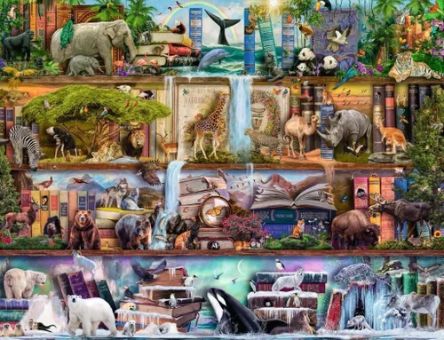 Miniatura 2 de Ravensburger - Big Animal World - Rompecabezas de 2000 piezas - Vista emocionante de los animales ápice del mundo - Hermosas imágenes - Enmarcable