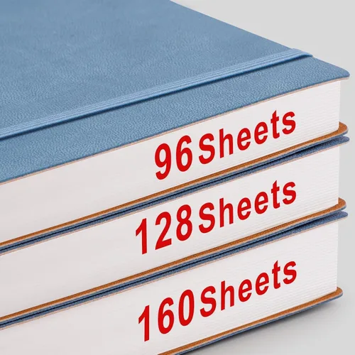 Miniatura 8 de AHGXG Diario de puntos y viñetas – Cuaderno grande A4 punteado, 8.5 x 11 pulgadas, 320 páginas de cuadrícula de puntos, papel grueso de 100gsm, tapa