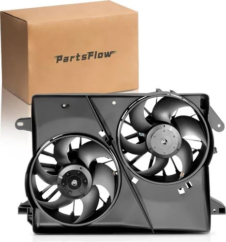 Miniatura 14 de Ensamble de ventilador de refrigeración del radiador PartsFlow para BMW 325Ci/330Ci/320i/325i/325xi/330i/323Ci/323i/328Ci/328i 1999-2006 64546905076