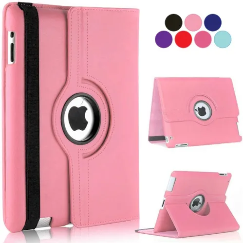 Miniatura 13 de Vultic Funda giratoria para iPad mini 1/2/3, soporte de 360 grados [apagado automático/activación] Folio PU cuero Smart Cover (negro)