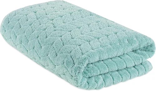 Miniatura 15 de BAGNO MILANO Toallas de baño de algodón turco, toallas de mano, juego de toallas de lujo de felpa suave de la colección jacquard