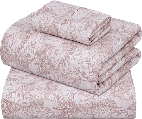 Miniatura 44 de ZOYER Sábanas de percal 100 % algodón tamaño King, refrescantes y transpirables para personas que duermen con calor, ropa de cama crujiente
