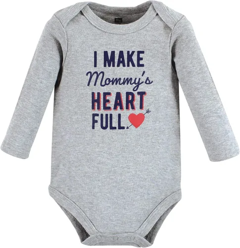 Miniatura 5 de Hudson Baby Body unisex de algodón de manga larga, para bebé