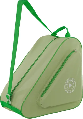 HEXIFUL Bolsa para Patines de Hielo, En Línea, Roller y Quad - Para Niños y Adultos Hierba/Verde 014