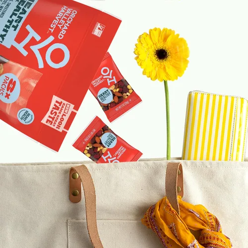 Miniatura 7 de Orchard Valley Harvest - Heart Healthy Blend, bolsas de 1 onza (paquete de 8), almendras, arándanos, nueces y garbanzos, sin gluten, sin OMG, sin