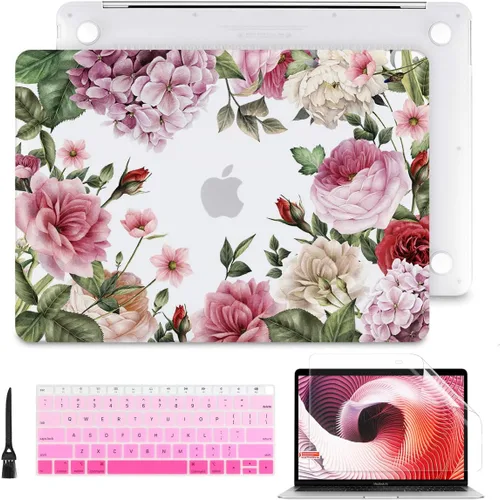 Miniatura 22 de Batianda - Carcasa rígida protectora de plástico transparente y mate para MacBook Pro (2019, 2018, 2017, 2016) de 13 pulgadas, modelo A2159, A1989