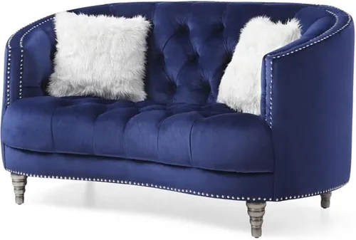 Miniatura 9 de Glory Furniture Sofá de dos plazas Pompano Velvet en negro