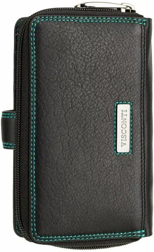 Miniatura 7 de Visconti RIO 13 - Cartera grande de piel suave para mujer, Rhumba Negra, Cartera grande