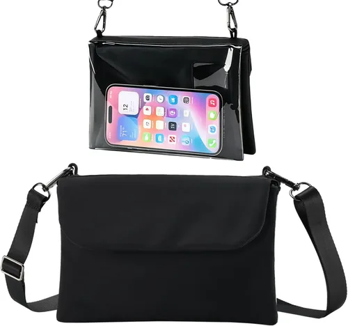Miniatura 9 de Prime Comfort Funda para teléfono celular con correa cruzada ajustable, cordón para el cuello y correa para la muñeca, soporte para teléfono celular