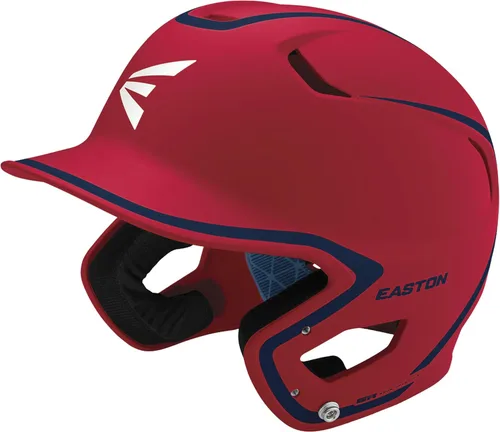Miniatura 29 de Easton Z5 2.0 - Casco de bateo de béisbol Incluye protector de mandíbula reversible Negro