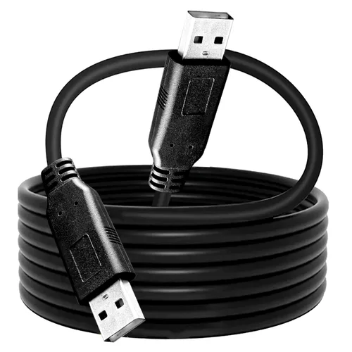 Miniatura 2 de YOTETION - Cable USB 2.0 A a USB A macho de 50 pies, cable USB compatible con cajas de disco duro, reproductor de DVD, cajas de disco duro