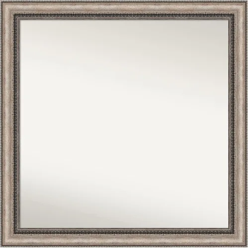 Miniatura 9 de Amanti Art Lyla - Espejo de baño plateado para sobre el fregadero, 28 x 22 pulgadas, espejo rectangular plateado adornado, marco tradicional medio