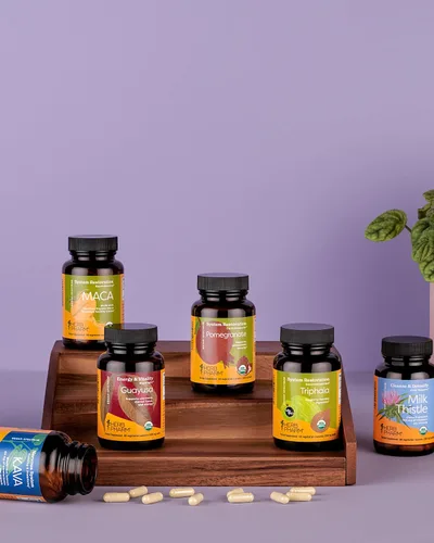 Miniatura 15 de Herb Pharm Cápsulas Triphala: USDA Organic Cleansing & Desintoxication Support & Digestive Health Support with Amla, Haritaki & Bibhitaki