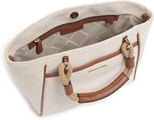 Miniatura 2 de Bolso tote pequeño de lona de algodón Talia, NaturalEquipaje