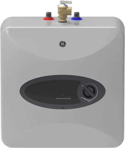 Miniatura 9 de GE Appliances 2.5 galones, calentador de agua de minitanque versátil con termostato ajustable, se instala fácilmente debajo del fregadero, 120v