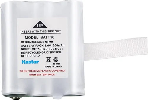 Kastar Paquete de 1 batería de repuesto para Midland BATT10 BATT-10, Midland AVP13 MID-AVP13, Midland T71 T-71, Midland T75 T-75, Midland T77 T-77,