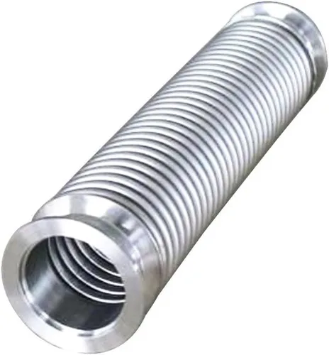 Manguera de fuelle de metal KF-25, tamaño de brida ISO-KF NW-25, acero inoxidable 304, tubo de fuelle corrugado al vacío (11.811 in/11.81 pulgadas)