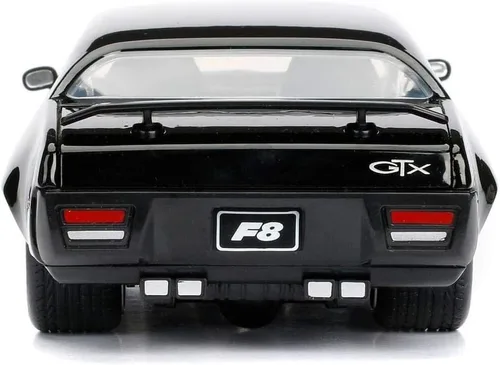 Miniatura 2 de Jada Toys Fast & Furious 1:24 Dom's Plymouth GTX - Coche fundido a presión, juguetes para niños y adultos, negro, estándar