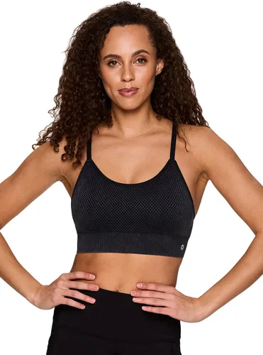 Miniatura 2 de RBX Active - Brasier deportivo de entrenamiento de bajo impacto sin costuras con tiras