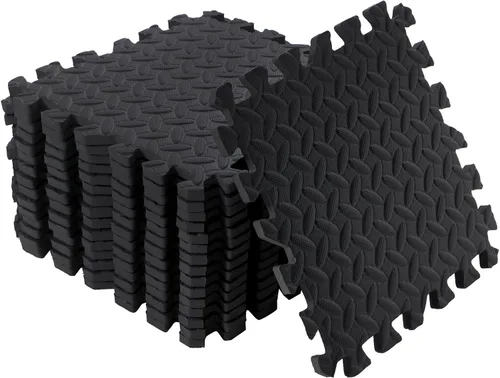 Miniatura 7 de Shihanee Alfombrillas de espuma para el suelo, tapetes de juego a granel con bordes entrelazados para gimnasio, guardería, dormitorio