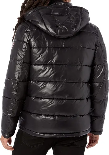 Miniatura 2 de GUESS Men's Mid-weight Puffer Jacket With Removable Hood