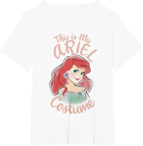 Miniatura 10 de Disney Camiseta de Halloween de Ariel This Is My Costume de La Sirenita, Blanco