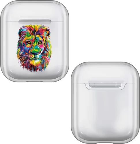 Miniatura 15 de Head Case Designs P.D. Moreno - Funda de carga de cristal duro transparente con licencia oficial de P.D. Moreno, con diseño de animales