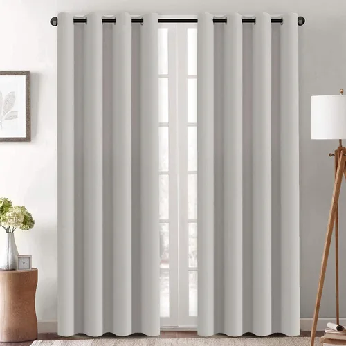 Miniatura 54 de H.VERSAILTEX - Cortinas blackout con aislamiento térmico y ojales en la parte superior, para patios, puertas correderas y división de habitaciones