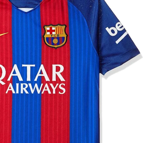 Miniatura 2 de Neymar JR #11 Barca Youth Home Soccer Jersey (XL) Red, Blue
