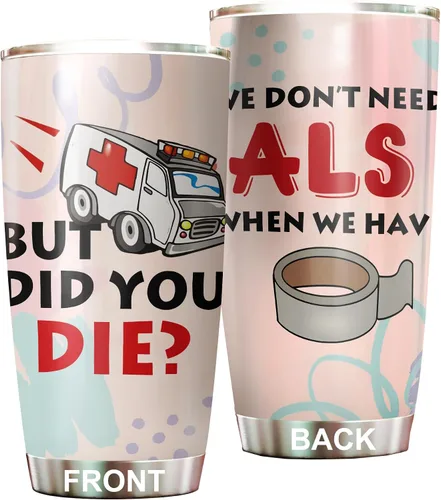 Miniatura 8 de Regalos EMT para Mujeres - Taza de Acero Inoxidable 20oz, Regalos de Apreciación de la Semana Feliz EMS al Por Mayor para Hombres, Accesorios