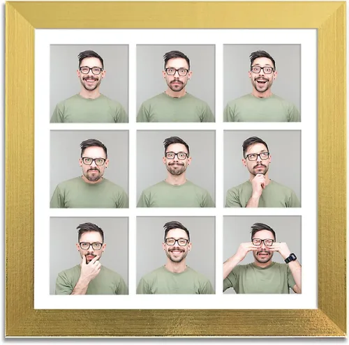 Miniatura 41 de YK artwood Impresiones en lienzo personalizadas con tus fotos, marco personalizado de 8 x 8 pulgadas, marco moderno de madera negra con tu foto