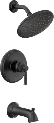 Miniatura 6 de Moen UT2283EPBN Dartmoor M-CORE Serie 2 - Kit de molduras para bañera y ducha con 1 mango, requiere válvula, níquel cepillado