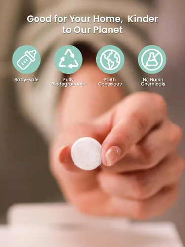 Miniatura 9 de GROWNSY Tabletas descalcificadoras para lavadoras de botellas, tabletas descalcificadoras para eliminar la acumulación de cal y mineral, compatibles