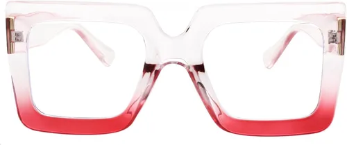 Miniatura 24 de Onrtry - Gafas de luz azul grandes y cuadradas para mujeres y hombres, con marco grueso, para computadora, sin receta, gafas de gran tamaño Marco