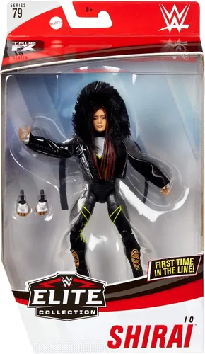 Miniatura 5 de WWE Lo Shira Elite Series #79 Figura de acción de lujo con detalles faciales realistas, equipo de anillo icónico y accesorios