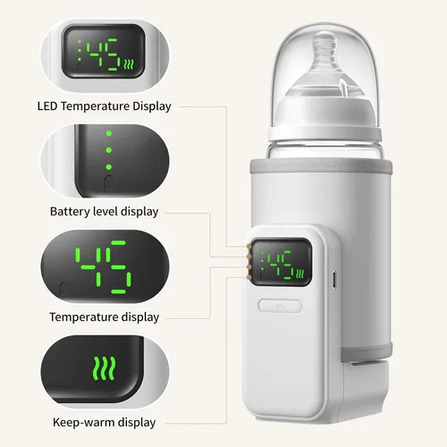 Miniatura 7 de Calentador de botellas con pantalla digital, control preciso de temperatura