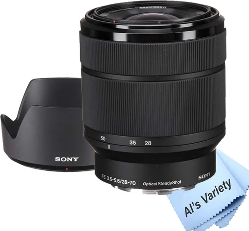 Miniatura 3 de Sony Cámara sin espejo A7 III con tarjeta de velocidad extrema de 1.102-2.756 in + 128 GB, agarre en U, micrófono, luz de video LED, batería