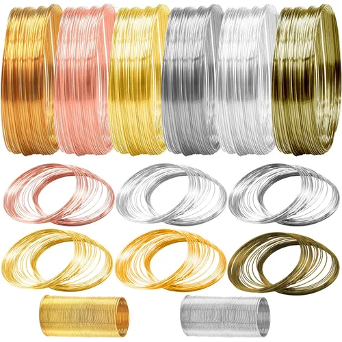 Miniatura 9 de EuTengHao Alambre de memoria para joyería, alambre de acero inoxidable para hacer joyas, collares, pulseras, anillos, aretes, suministros
