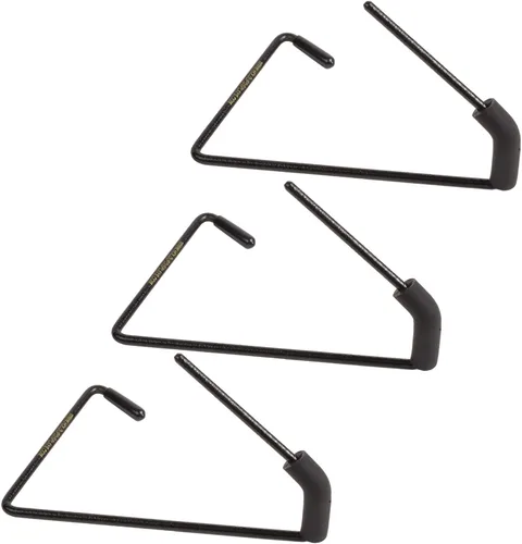 Soporte para pistola de pistola fabricado en Estados Unidos en colgador de pistola de encimera de barril Base de 6 x 4 pulgadas (paquete de 3)