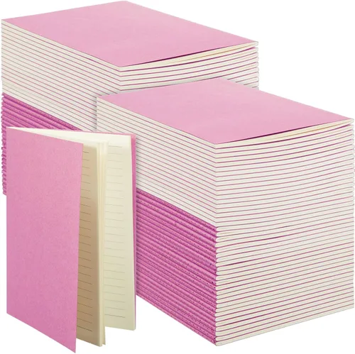 Miniatura 19 de Mimorou 100 piezas de cuadernos diarios a granel - Cuadernos kraft de tapa blanda A5 pequeños de 5.5 pulgadas x 8.3 pulgadas con 60 páginas 30 hojas