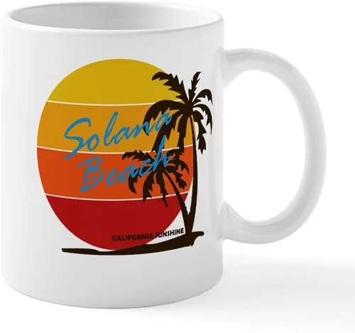Miniatura 75 de CafePress Taza de café de cerámica de 11 oz (11.0 fl oz) de San Francisco Blanco - Taza San Francisco