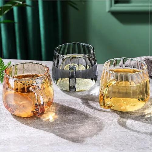 Miniatura 2 de Tazas de café de calabaza transparentes, taza de café de calabaza de cristal de Halloween, lindas tazas de café de otoño para leche, leche, expreso
