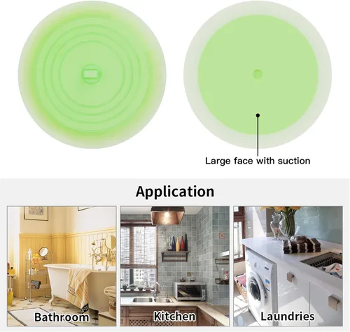 Miniatura 2 de tifanso. Tapón de silicona para bañeras reciclable, tapón de desagüe para bañera mejorado, tapón de drenaje universal de 6 pulgadas para baños