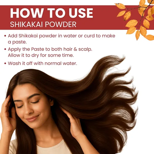 Miniatura 5 de Shikakai Powder 100% puro y natural - Limpiador y acondicionador ayurvédico sin químicos - Nutre el cabello, mejora el brillo, la suavidad