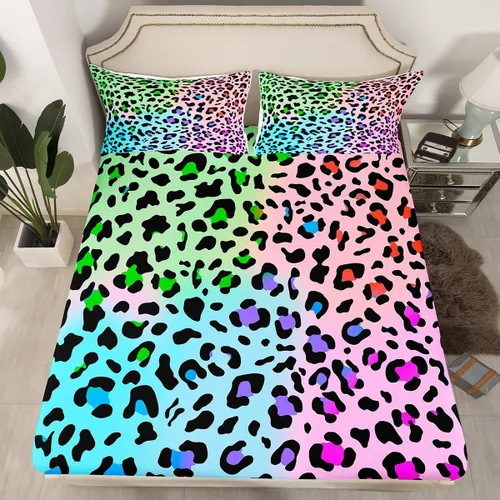 Miniatura 23 de Erosebridal Sábana bajera ajustable con estampado de fútbol, tamaño individual, para niños y niñas, juego de ropa de cama de juegos de pelota, funda